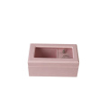 DS Custom Made Luxury  Packaging Small Rectangular Decorative Acrylic Jewelry Wooden Box for Gift